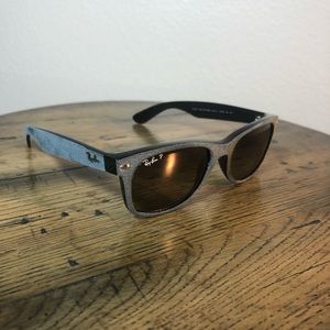 Ray-Ban Sunglasses, RB2132 NEW WAYFARER Suede